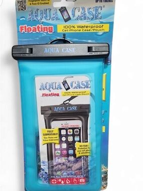 Floating Waterproof Cell Phone Pouch - Blue